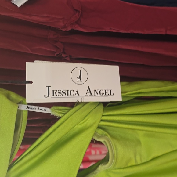 Kiwi Stretch Jersey Prom Dress - Picture 6 of 6